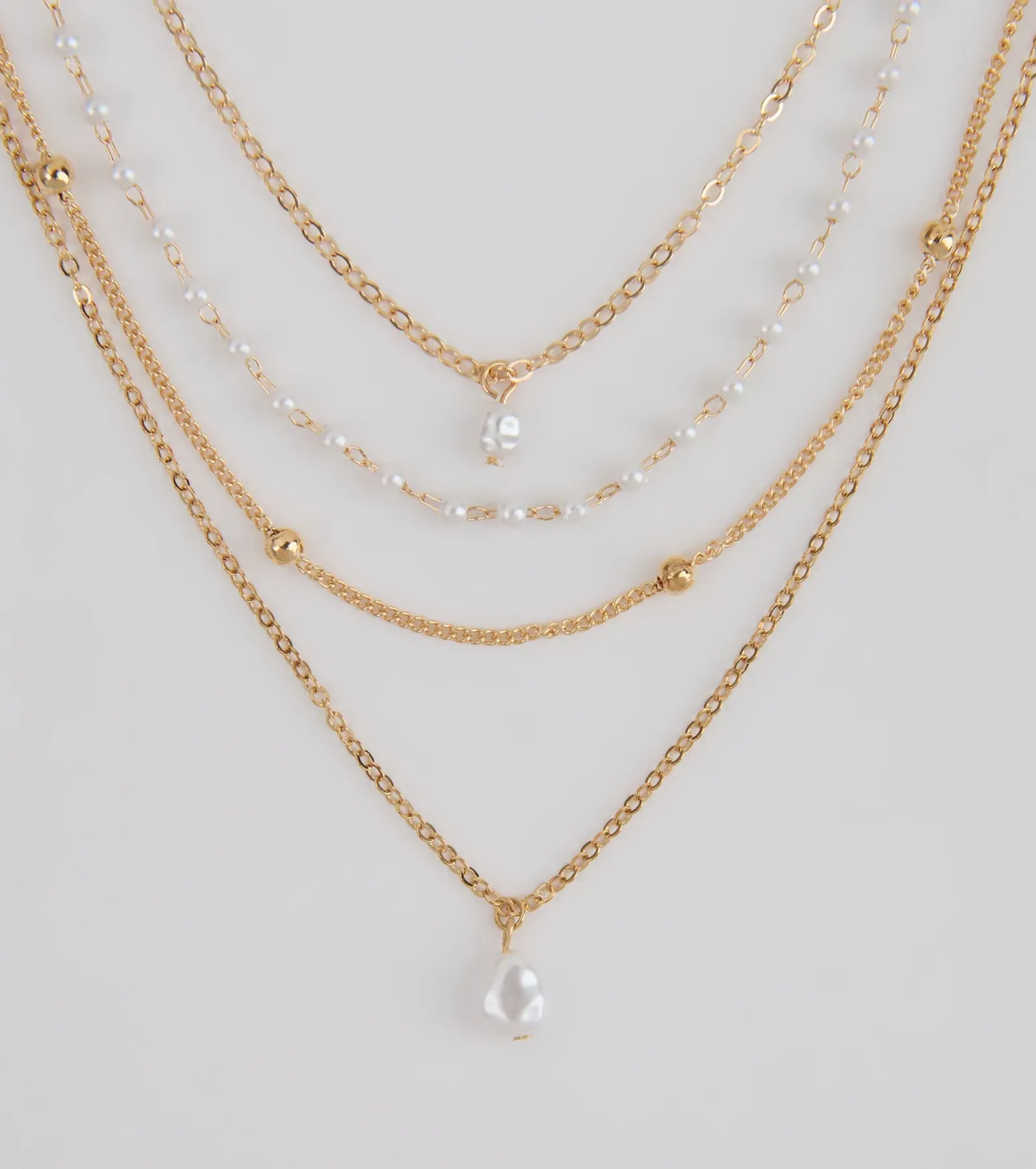Delicately Chic Pearl Layered Necklace sold by Windsor product image thumbnail 2