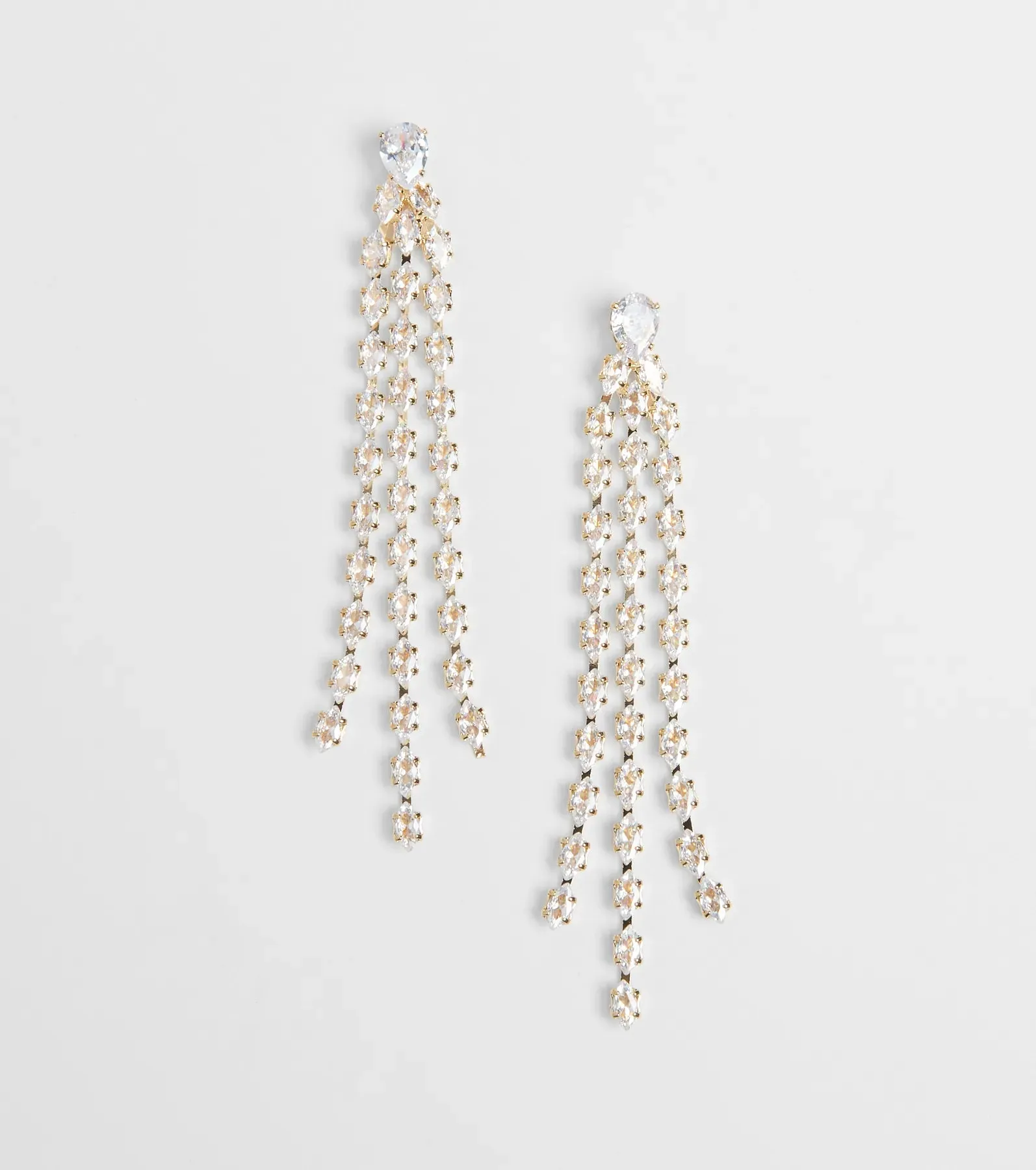 Style So Divine Chandelier Fringe Earrings sold by Windsor