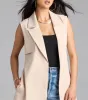 Leave It Me Belted Long Vest sold by Windsor