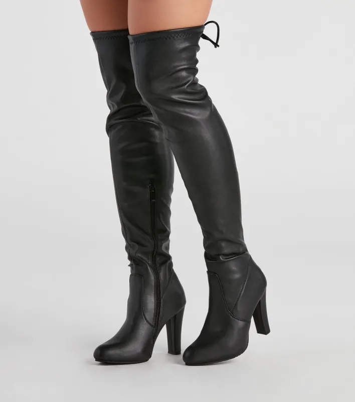 Sleek Energy Over The Knee Boots sold by Windsor