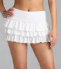 Elevated Moments Ruffle Mini Skirt sold by Windsor