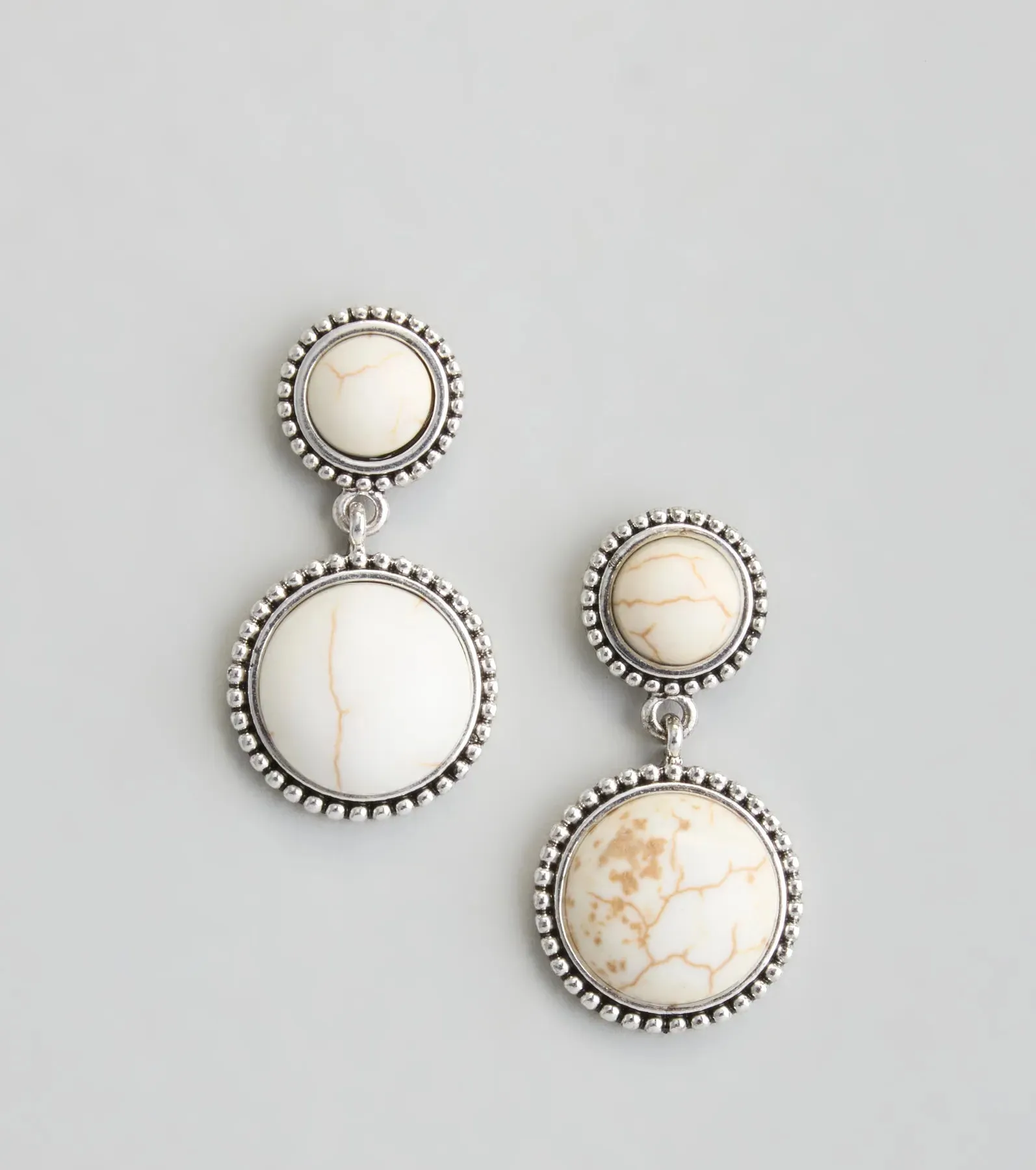 Naturally Cute Stone Drop Earrings sold by Windsor