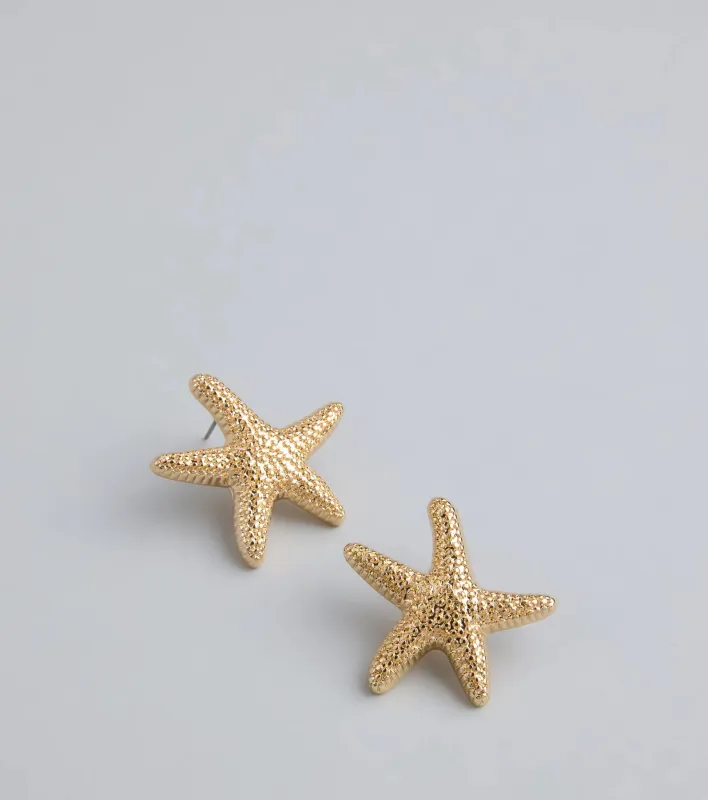 Mermaid Core Starfish Stud Earrings sold by Windsor
