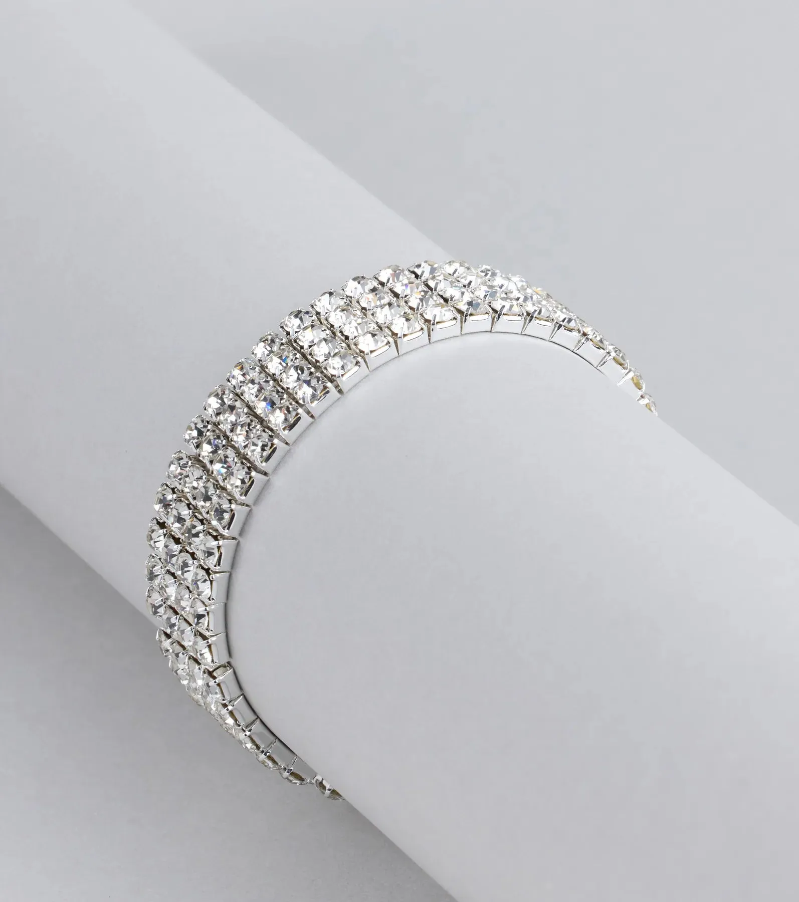 Major Glitz Rhinestone Stretch Bracelet sold by Windsor