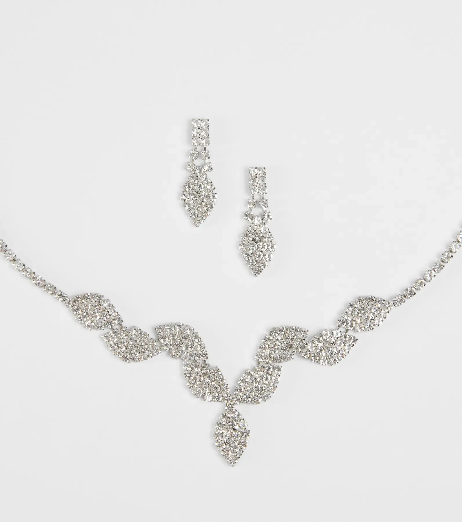 Gorgeous Elegance Necklace And Earrings Set sold by Windsor product image thumbnail 2