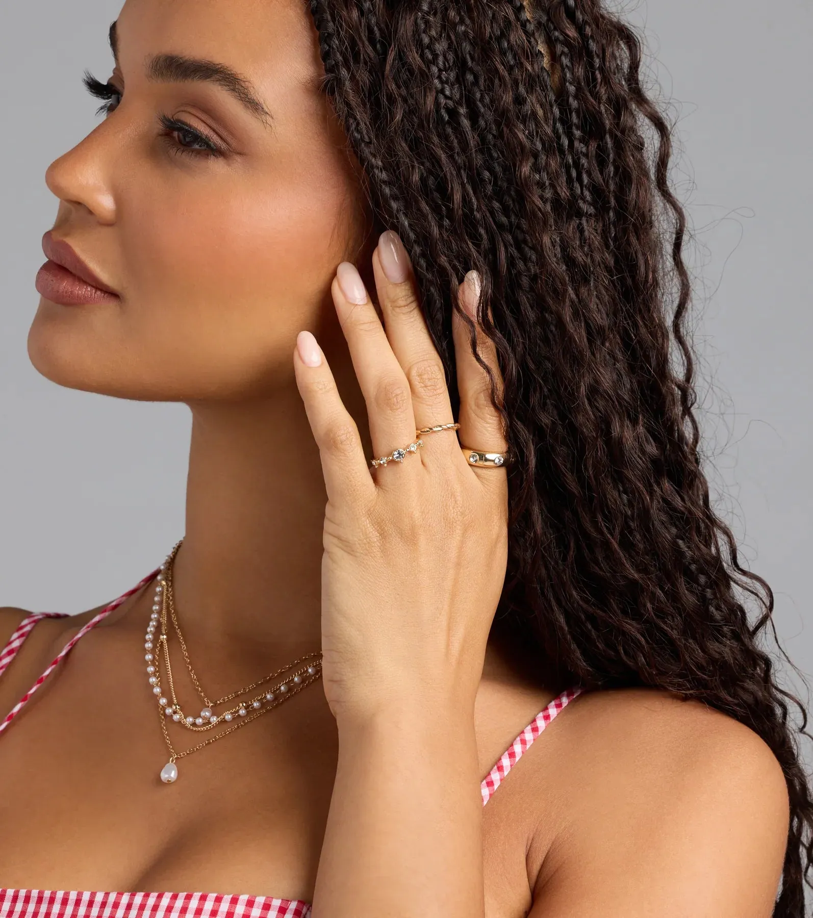 Glam Tempo Seven Piece Ring Set sold by Windsor product image thumbnail 2