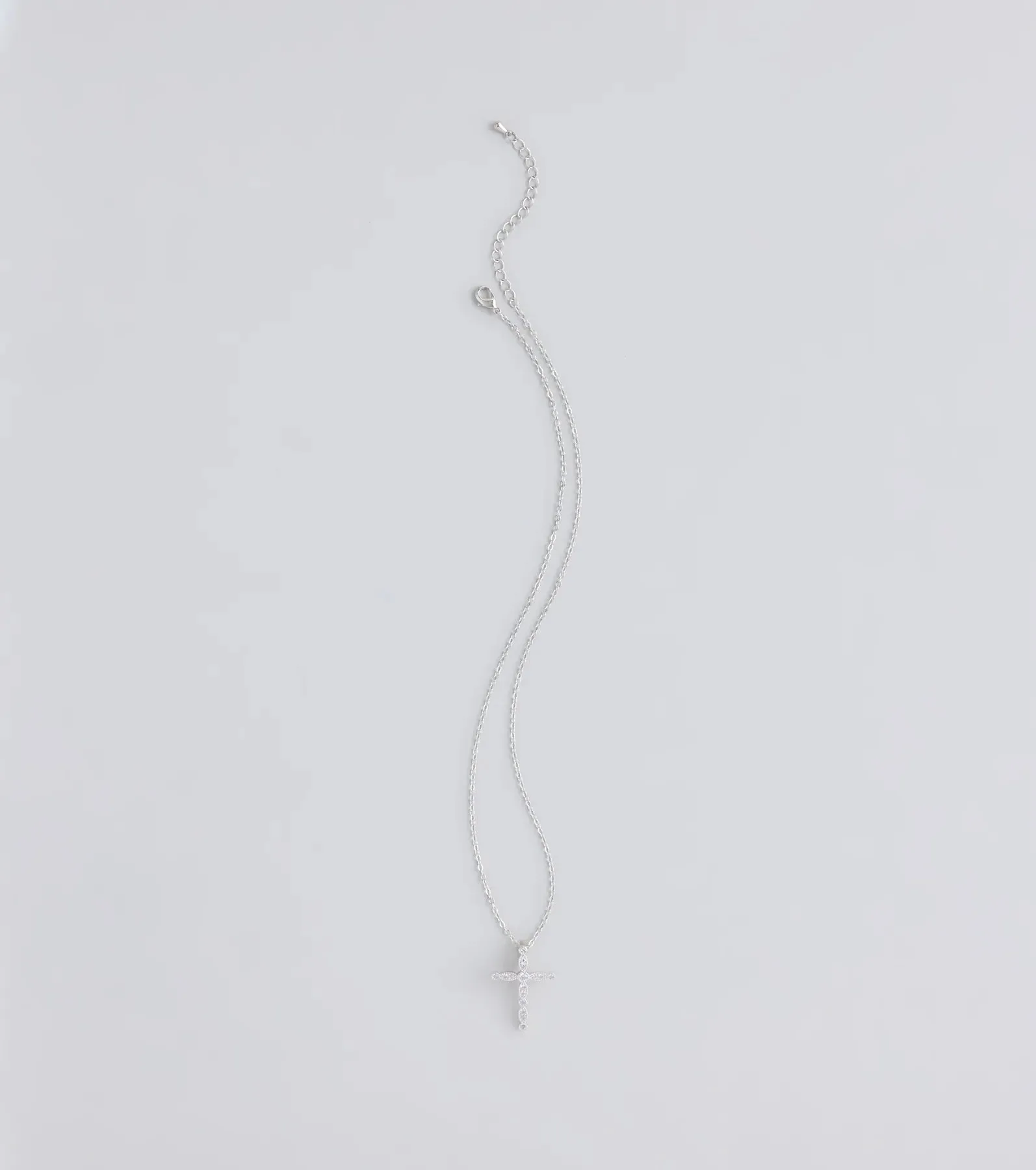 Divine Sparkle Cubic Zirconia Cross Necklace sold by Windsor product image thumbnail 3