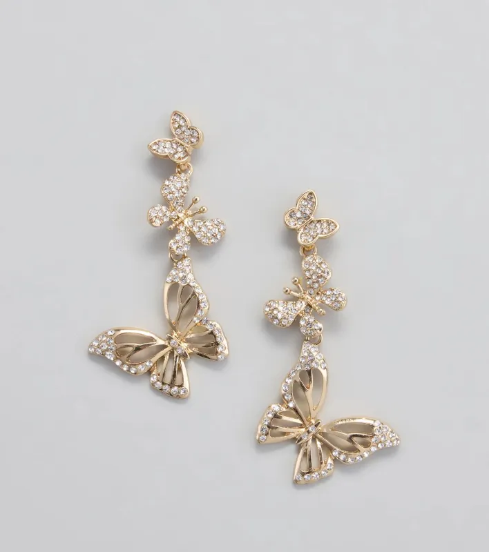 Touch Of Beauty Butterfly Earrings sold by Windsor