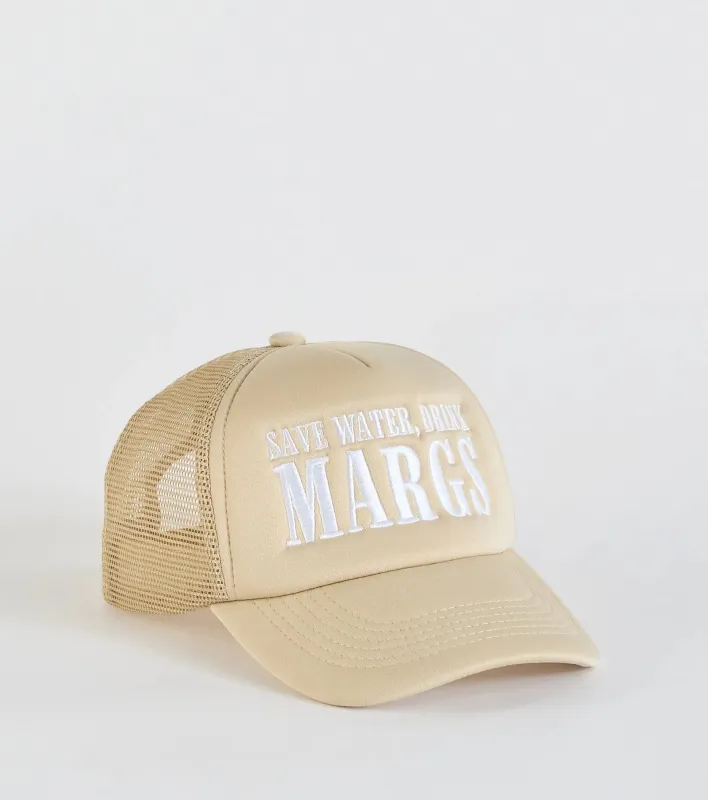 Save Water, Drink Margs Trucker Hat sold by Windsor