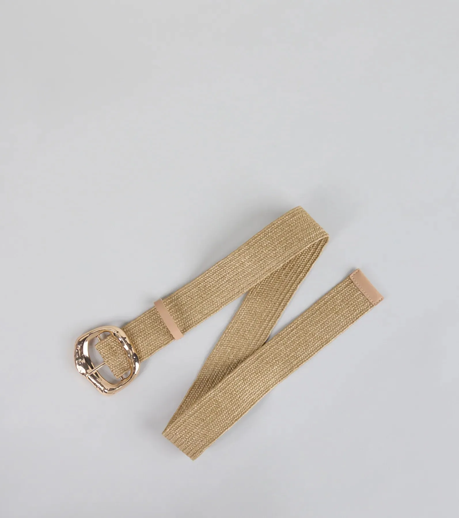 Serving Summer Raffia Stretch Belt sold by Windsor