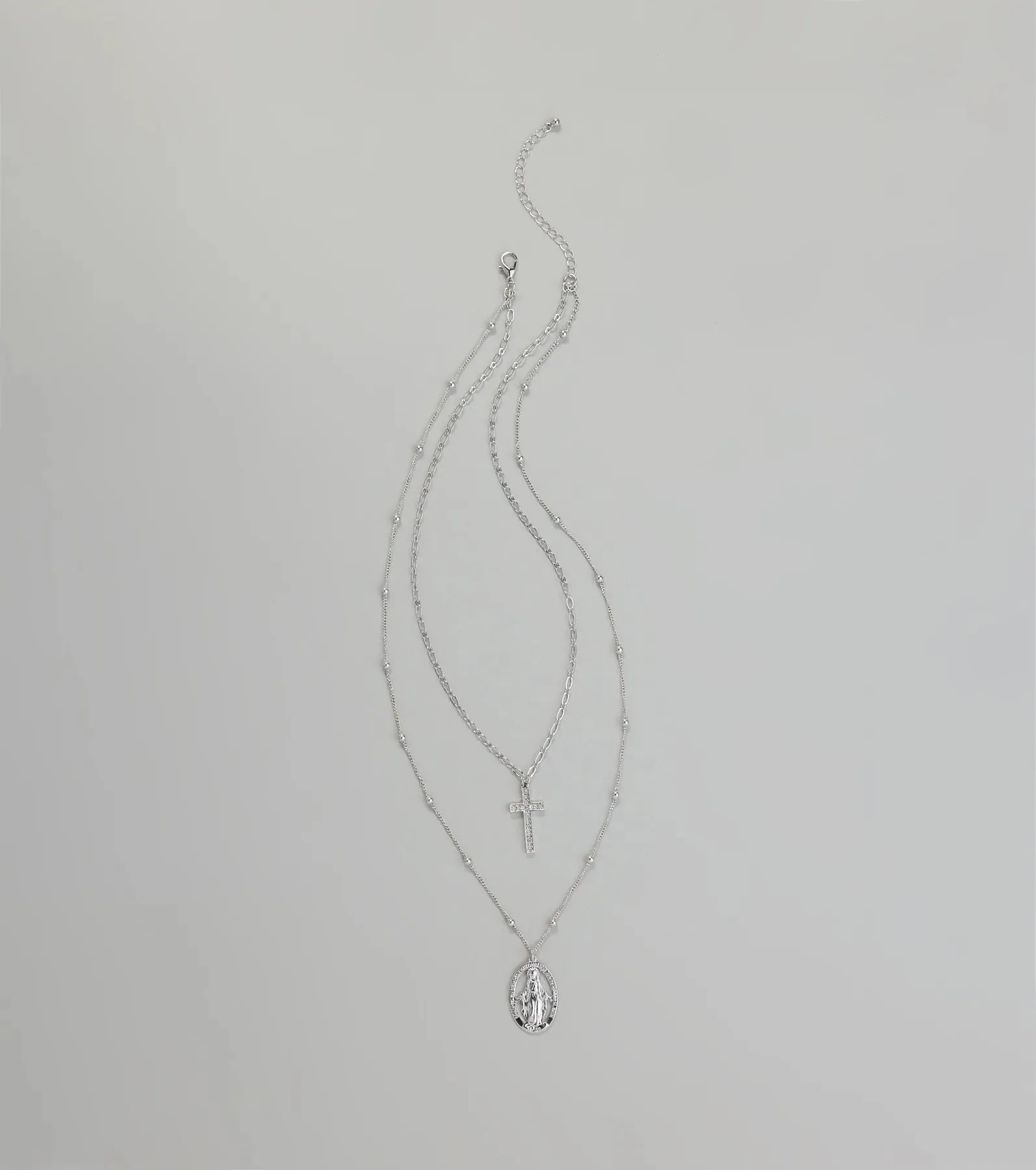 Showcase Faith Pendant Layered Necklace sold by Windsor