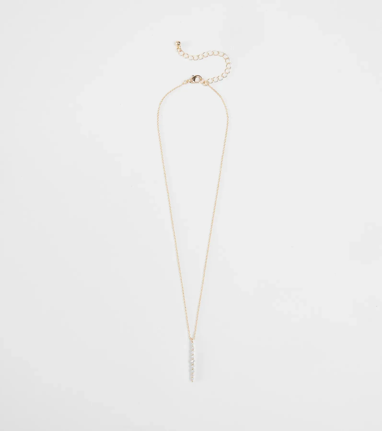 Hidden Shine Rhinestone Pendant Necklace sold by Windsor