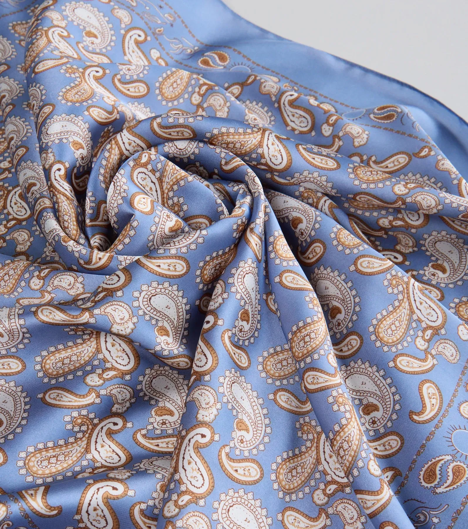 Summer Muse Paisley Satin Scarf sold by Windsor product image thumbnail 3