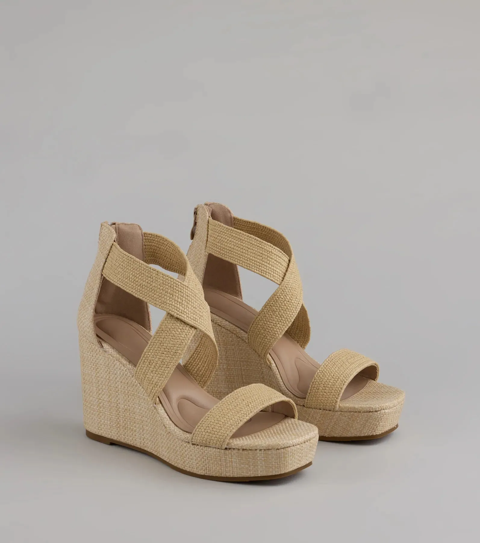 Sun Soaked Espadrille Strappy Wedges sold by Windsor