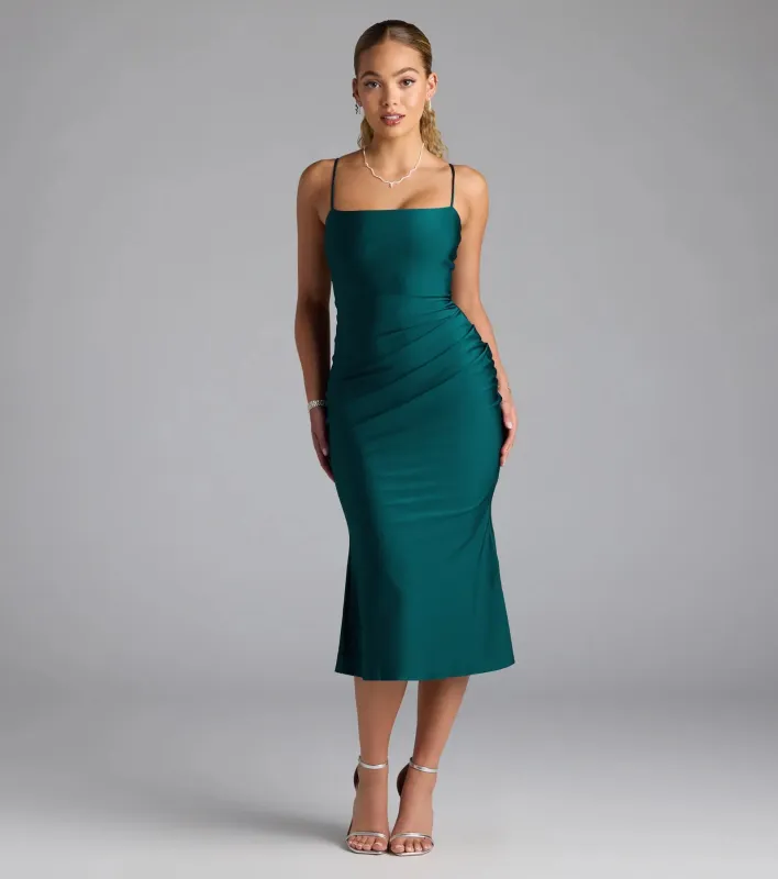 Best Behavior Sleeveless Midi Dress sold by Windsor