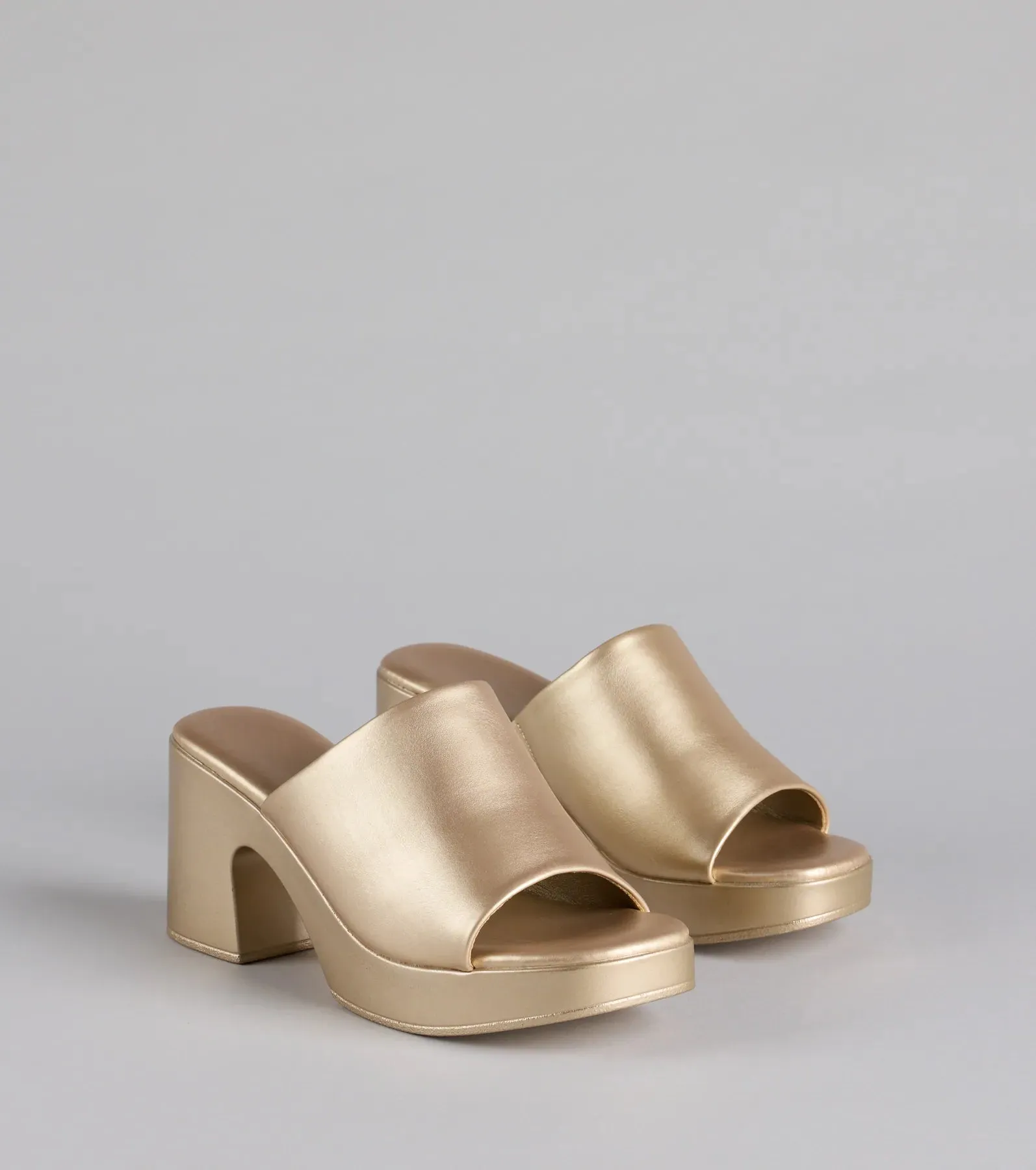90s Icon Platform Block Heel Mules sold by Windsor product image thumbnail 5