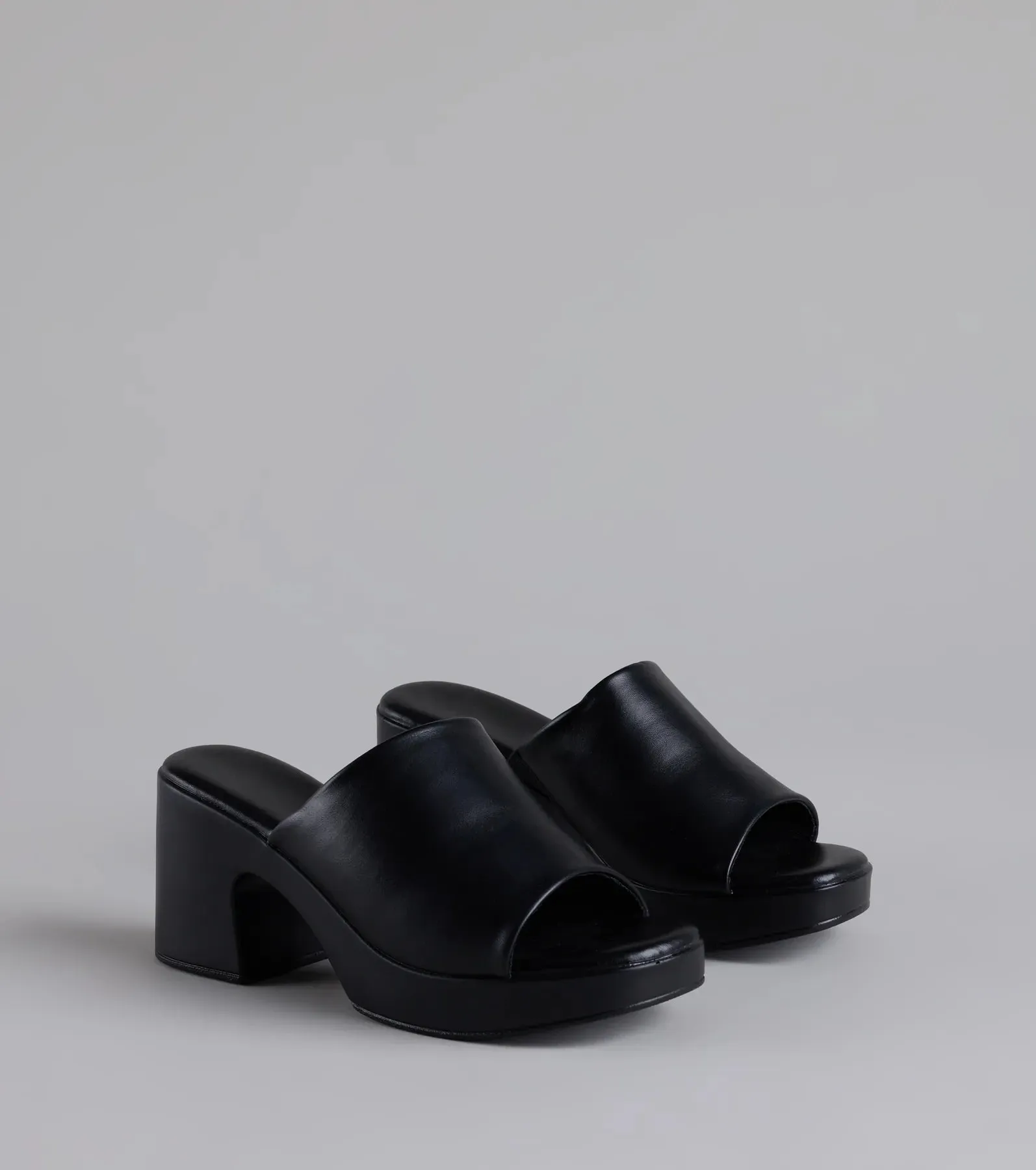 90s Icon Platform Block Heel Mules sold by Windsor
