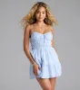 Cheerful Cutie Gingham Skater Dress sold by Windsor