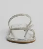 Bling It On Strappy Rhinestone Flat Sandals sold by Windsor
