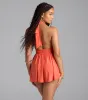 Here To Play Halter Skater Romper sold by Windsor
