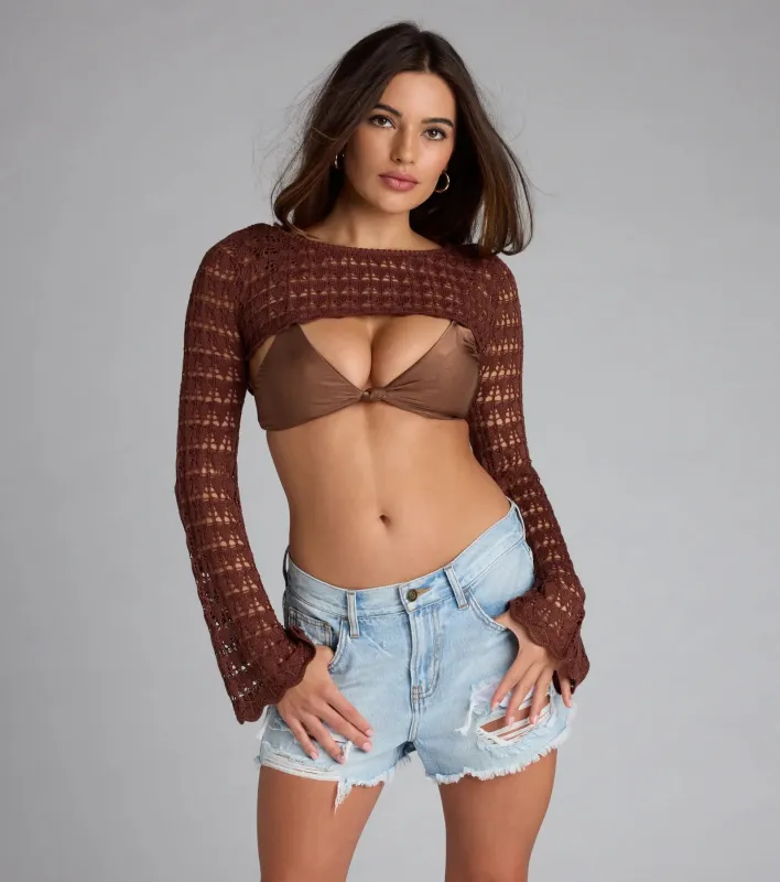 Too Cute Crochet Sweater Topper sold by Windsor