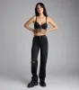 Watch Me Shine Rhinestone Fringe Bra Top sold by Windsor