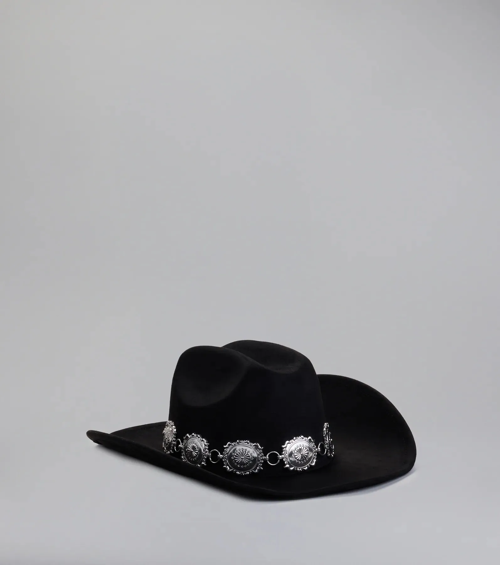 Ranch Rodeo Concho Faux Suede Cowboy Hat sold by Windsor