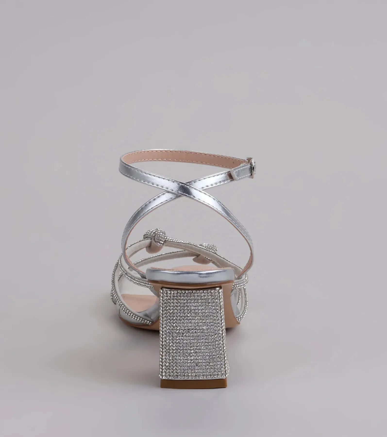 Bring The Glam Rhinestone Block Heels sold by Windsor product image thumbnail 4