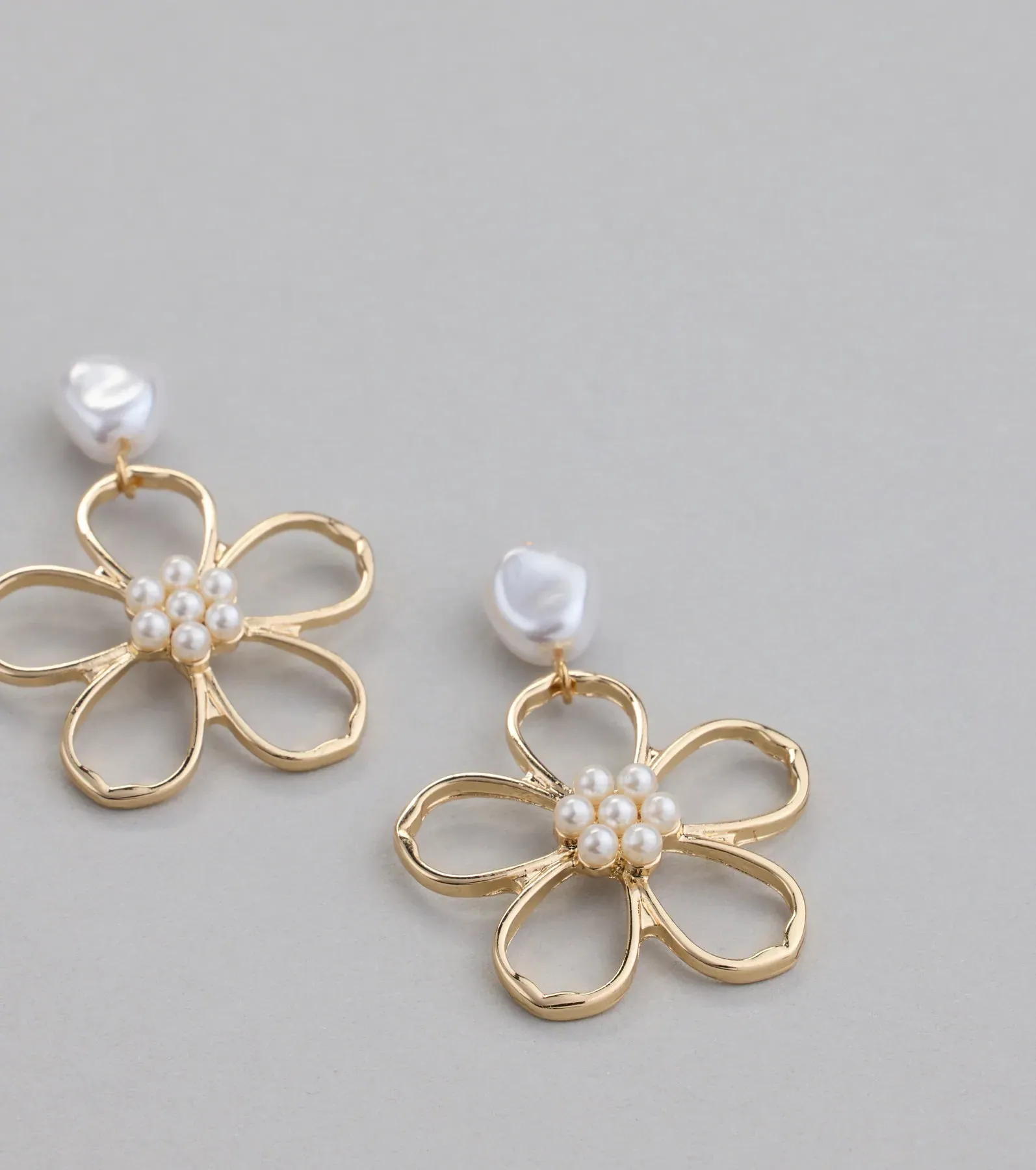 Polished Flower Pearl Earrings sold by Windsor product image thumbnail 2