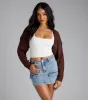 Cutie Pie Knit Bolero Sweater sold by Windsor
