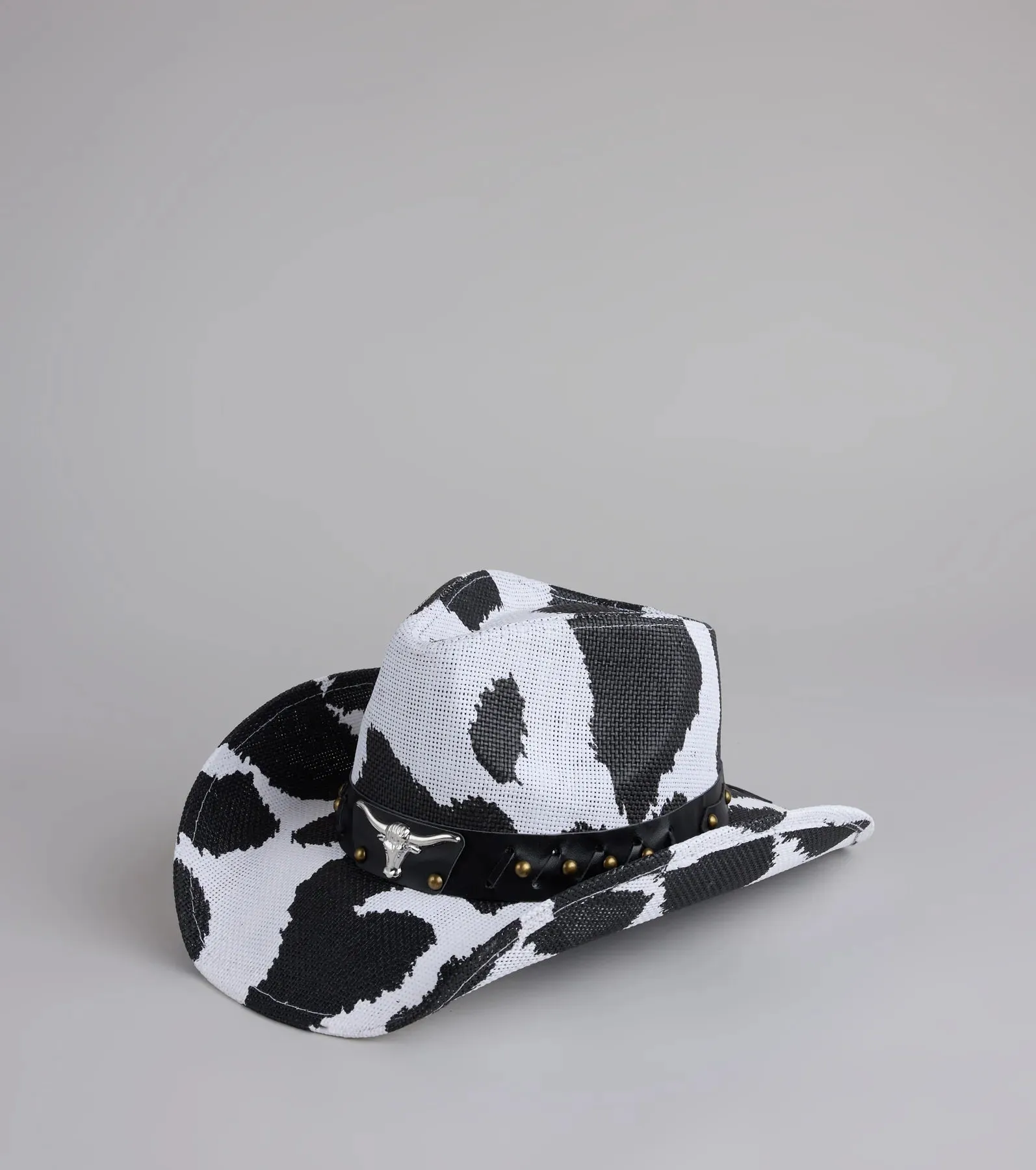 Saddle Up Cow Print Cowboy Hat sold by Windsor product image thumbnail 3