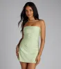When The Sun Goes Down Tie Back Mini Dress sold by Windsor