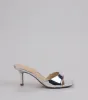 Glam Stunner Stiletto Mules sold by Windsor