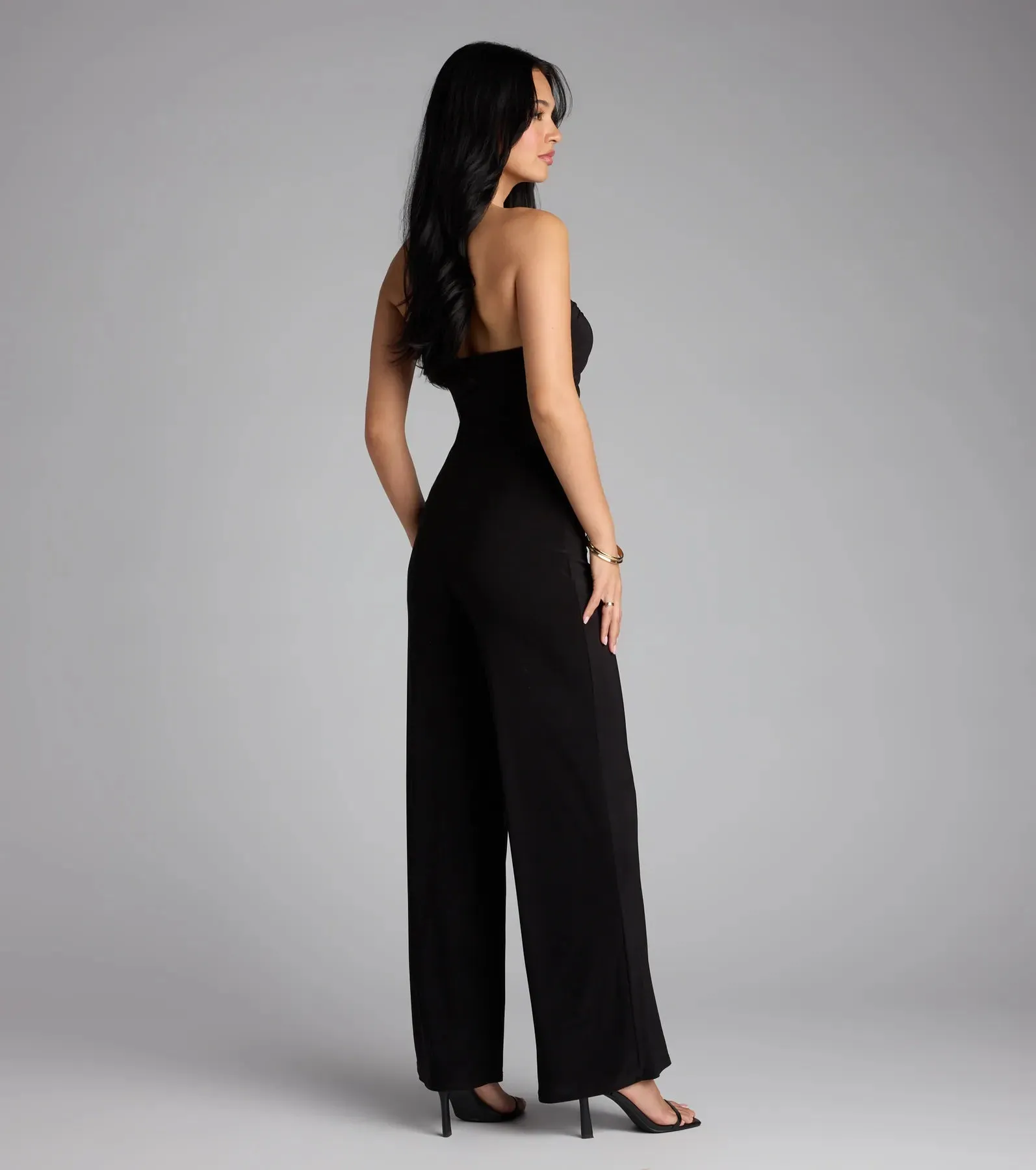 Get Like Me Cutout Wide-Leg Jumpsuit sold by Windsor product image thumbnail 2