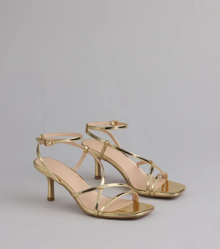Simply Stunning Strappy Kitten Heels sold by Windsor