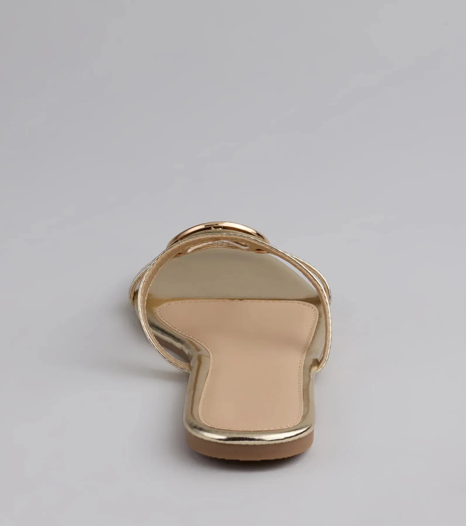 Chic And Sleek Square Strappy Flat Sandals sold by Windsor product image thumbnail 4