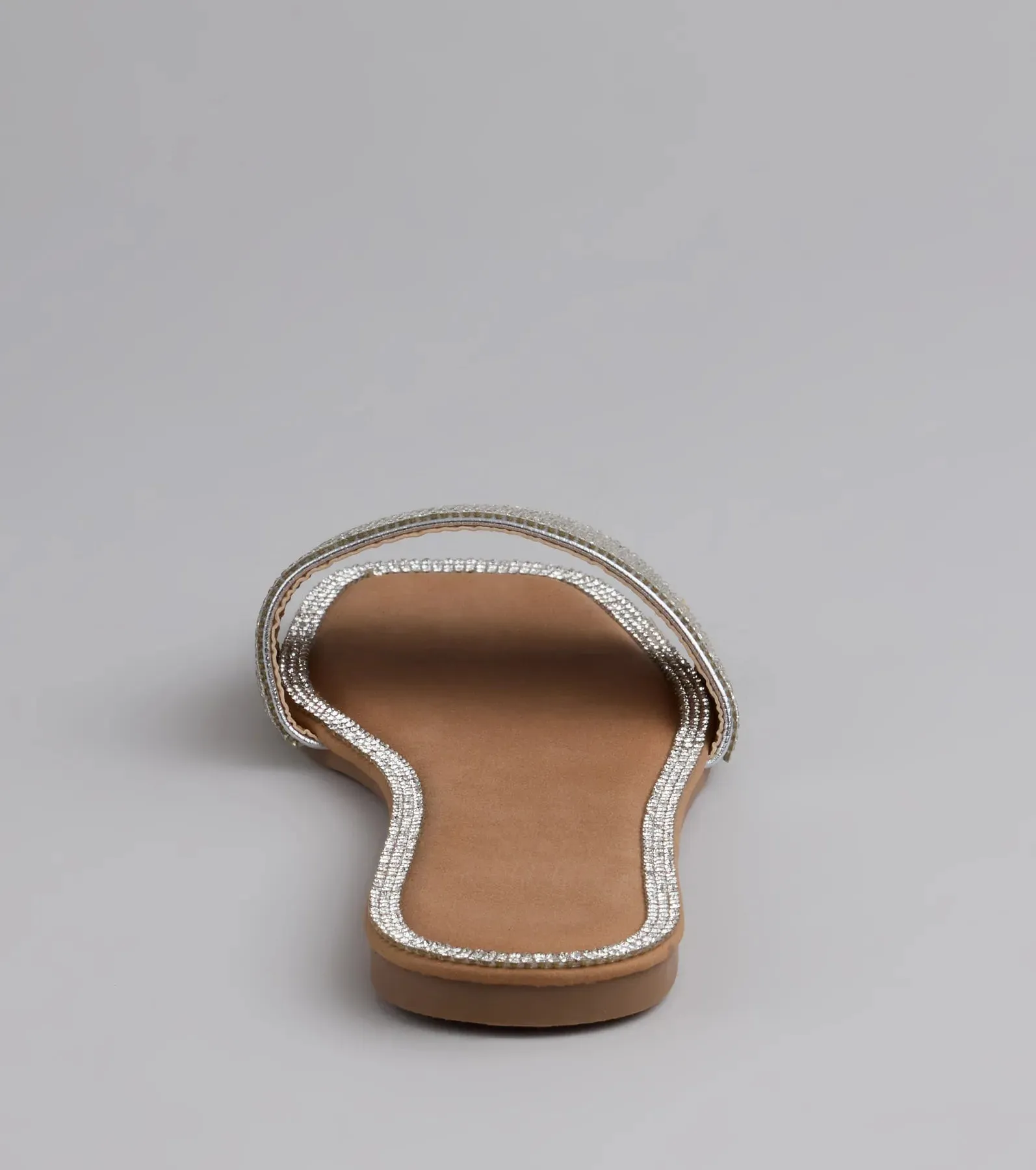 Dazzle Me Rhinestone Square Toe Sandals sold by Windsor product image thumbnail 4