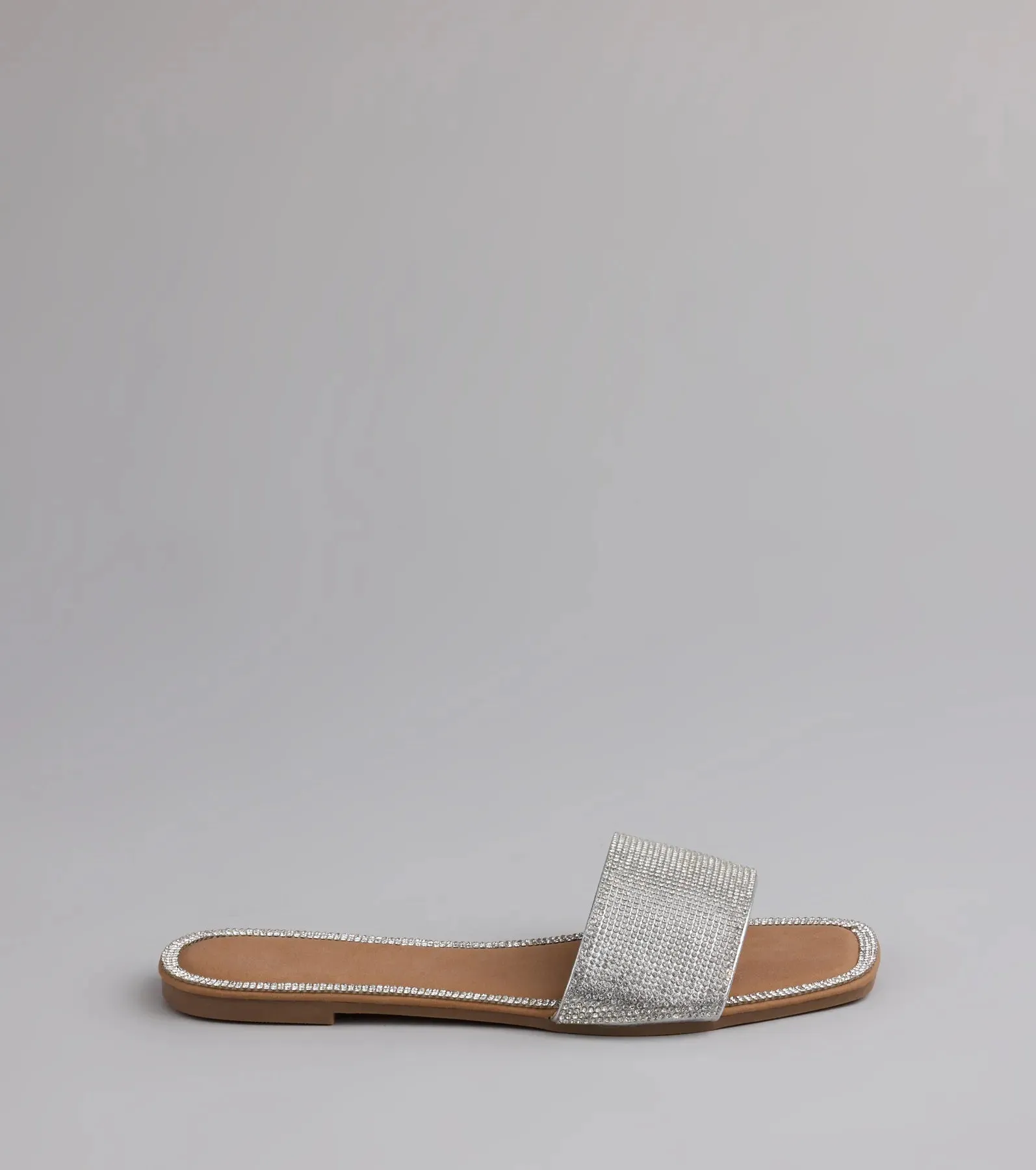 Dazzle Me Rhinestone Square Toe Sandals sold by Windsor product image thumbnail 2