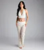 Get The Look Crochet Halter Crop Top sold by Windsor
