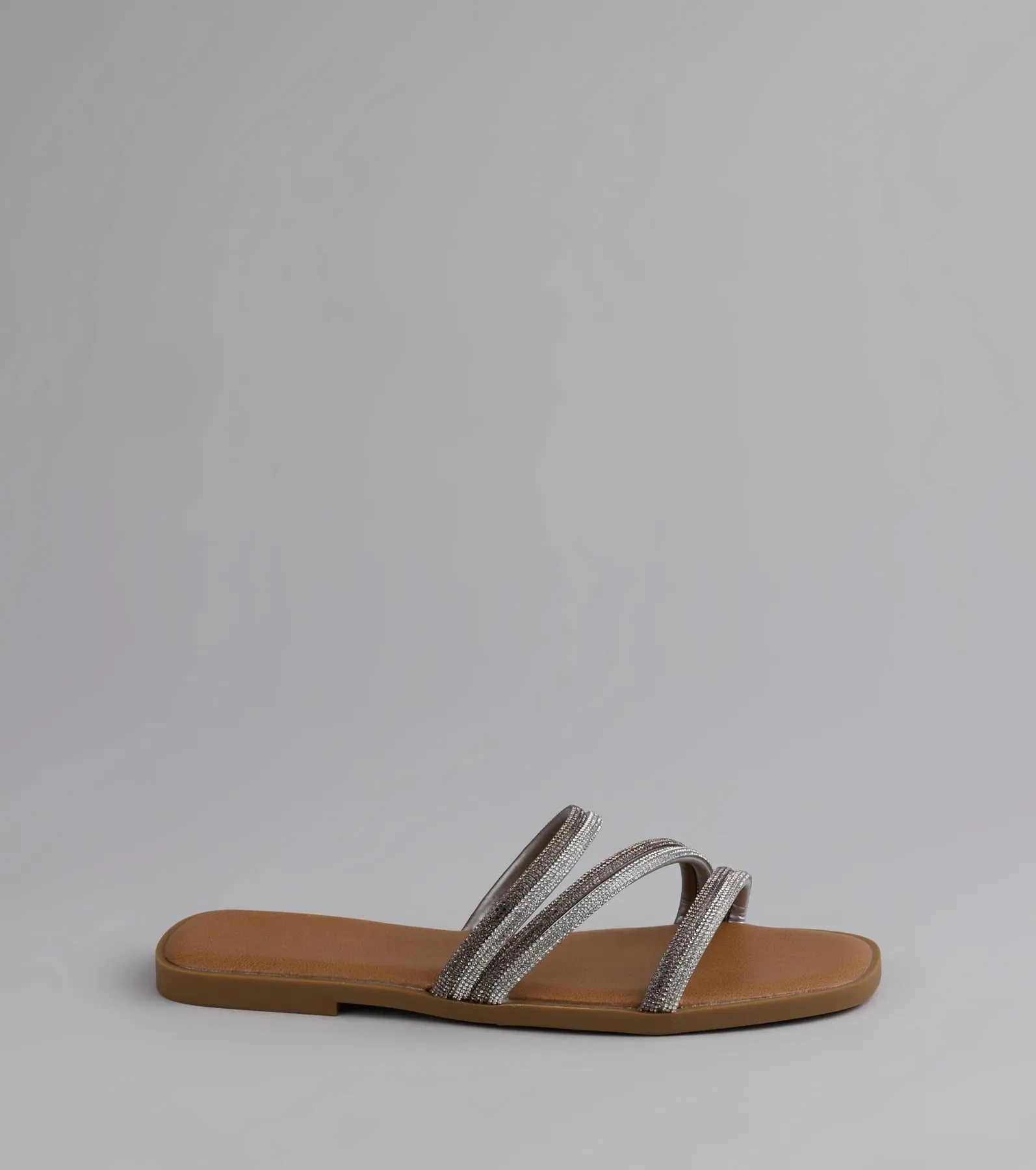 Sparkling Delight Rhinestone Strappy Sandals sold by Windsor product image thumbnail 2