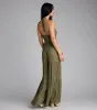 You've Got Flare Halter Cutout Wide Leg Jumpsuit sold by Windsor