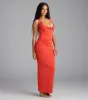 Alluring Sensation Halter Open Back Maxi Dress sold by Windsor