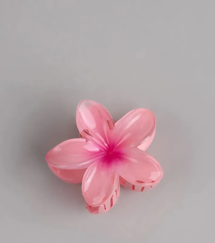 Tropical Blooms Flower Hair Claw Clip sold by Windsor