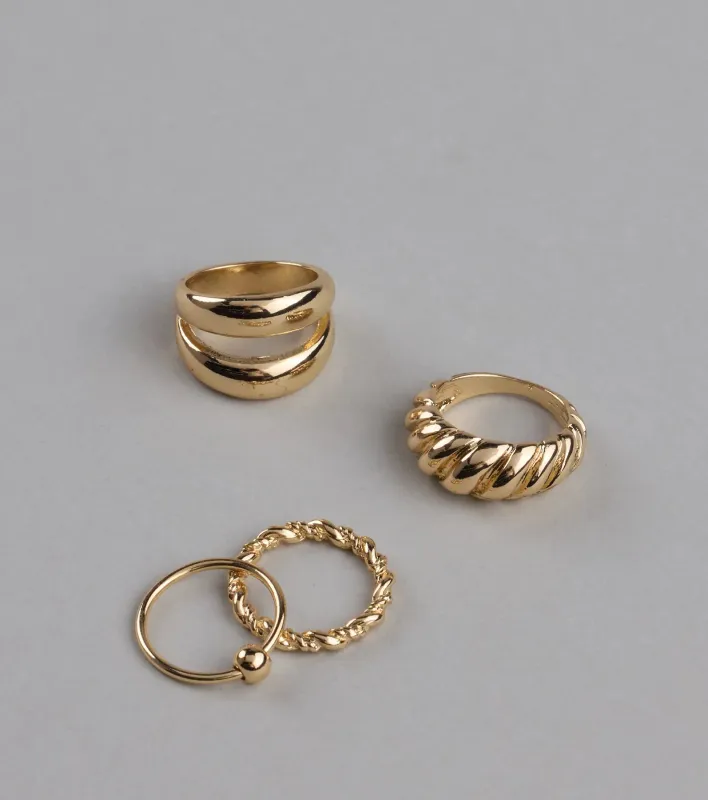 Infinite Style Four Pack Ring Set sold by Windsor