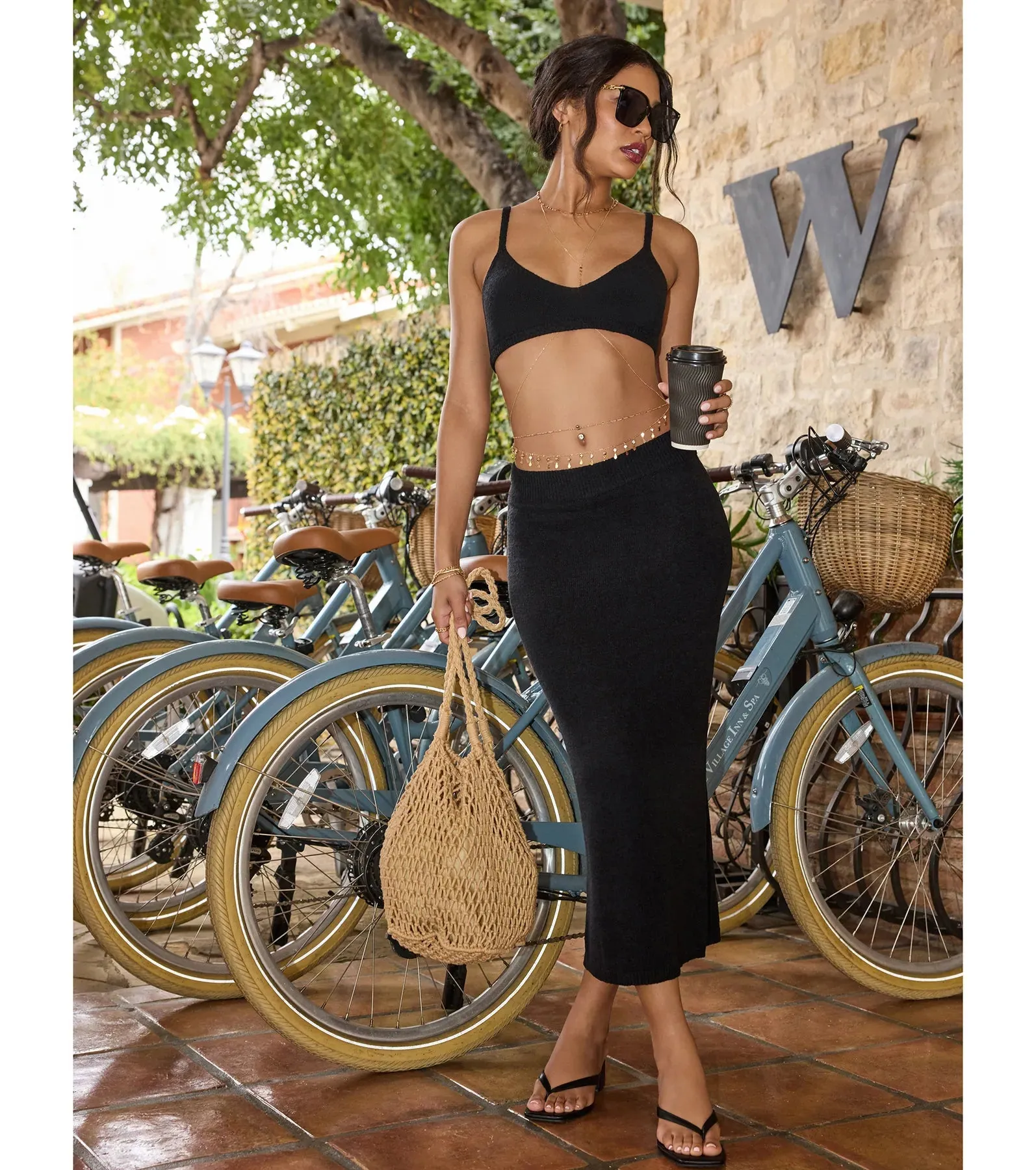 In My Feels High-Rise Midi Skirt sold by Windsor