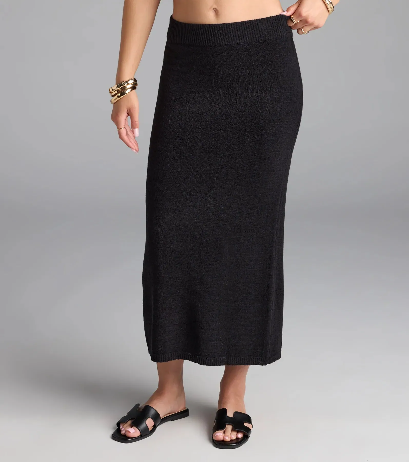 In My Feels High-Rise Midi Skirt sold by Windsor product image thumbnail 4