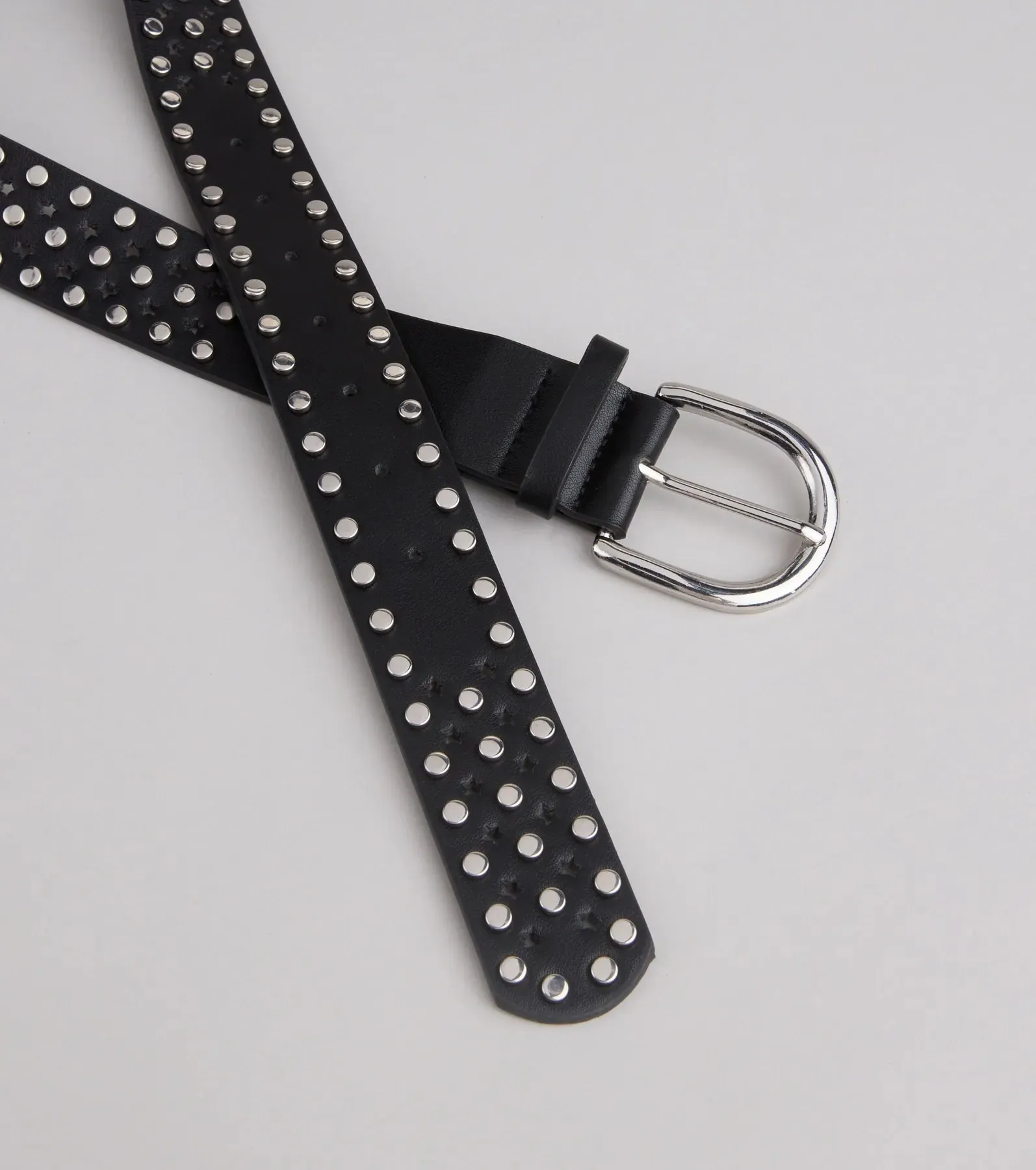 Elevated Edgy Studded Faux Leather Belt sold by Windsor product image thumbnail 2