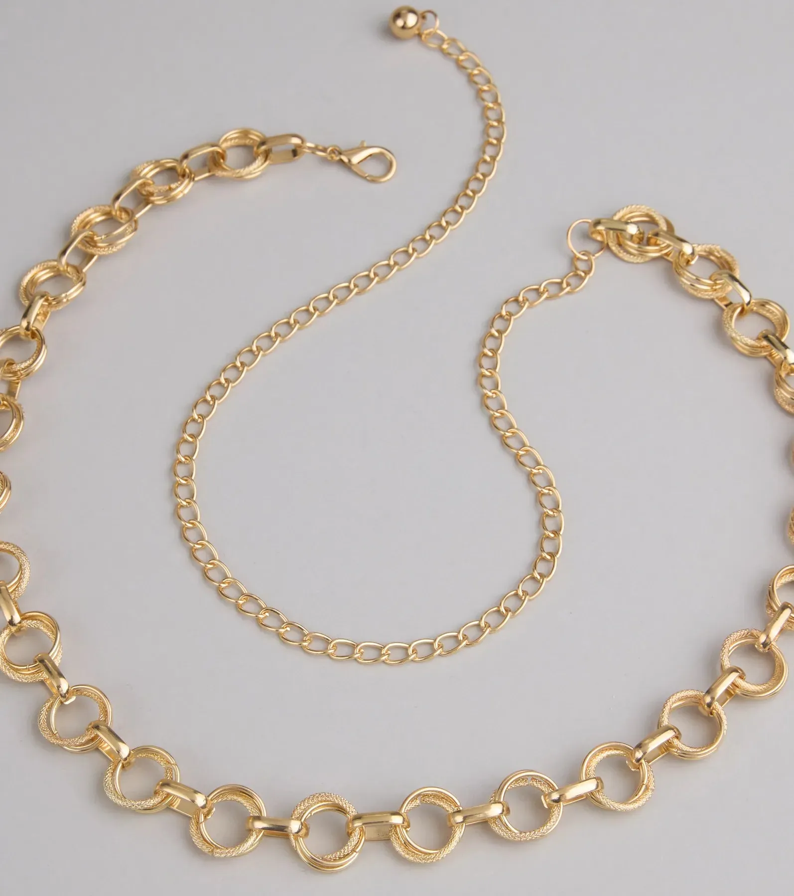 Linked Up Ring Chain Belt sold by Windsor product image thumbnail 2