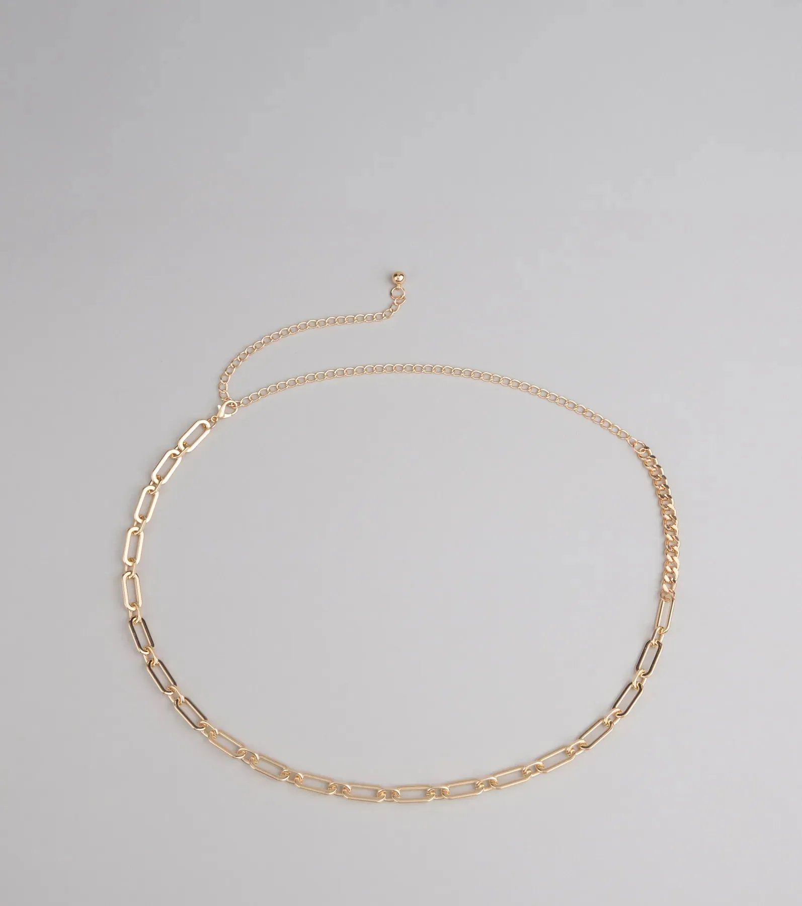 Hold It Together Paper Clip Chain Belt sold by Windsor