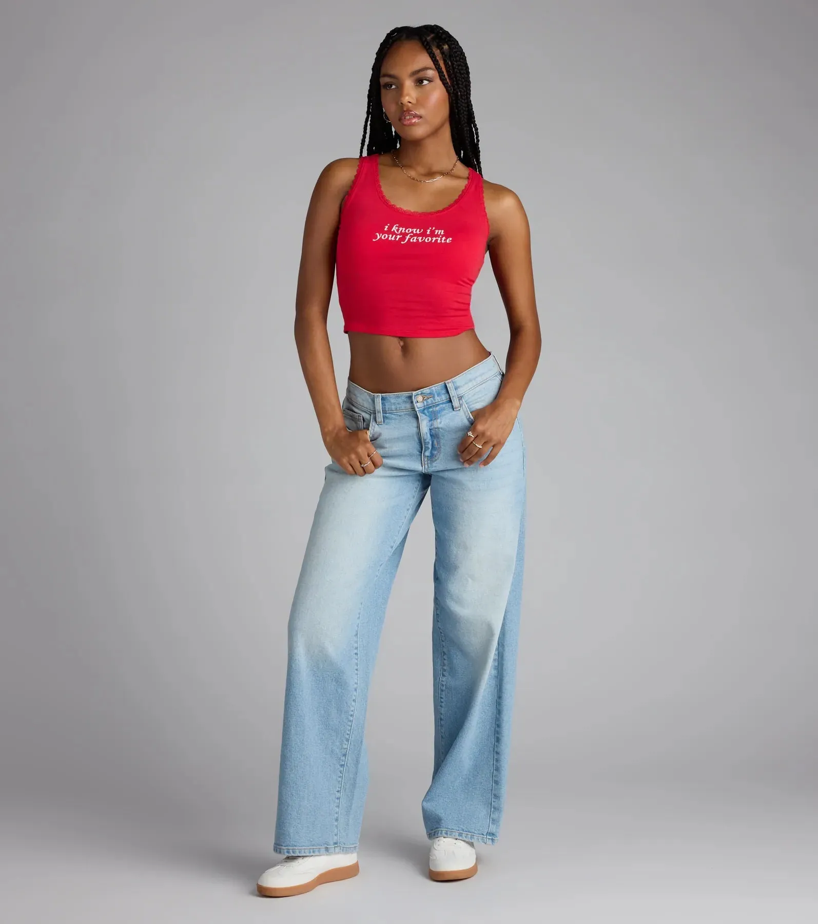 Currently Trending Low-Rise Denim Jeans sold by Windsor